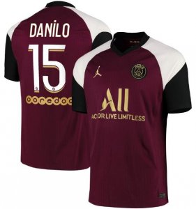 2020-21 PSG Third Away Soccer Jersey Shirt Danilo 15