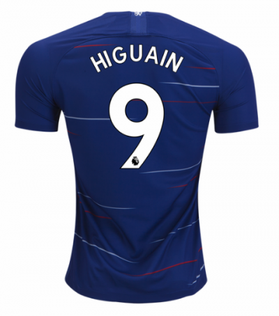 2018-19 Chelsea Home Soccer Jersey Shirt Gonzalo Higuain #9