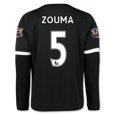 2015-16 Chelsea ZOUMA #5 LS Third Soccer Jersey