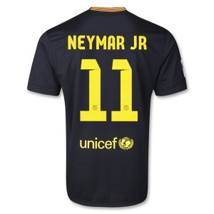 13-14 Barcelona #11 NEYMAR JR Away Black Soccer Jersey Shirt 13-14 Barcelona #11 NEYMAR JR Away Black Soccer Jersey Shirt