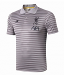 2019-20 Liverpool Grey Polo Shirt