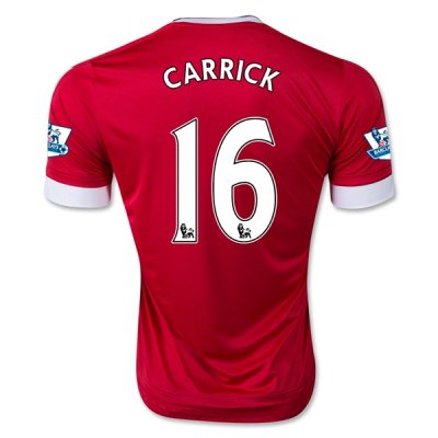 2015-16 Manchester United CARRICK 16 Home Soccer Jersey