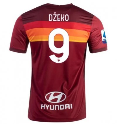 2020-21 AS Roma Home Soccer Jersey Shirt EDIN DŽEKO #9