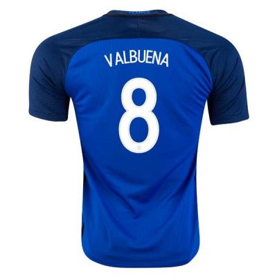 2016 France VALBUENA #8 Home Soccer Jersey