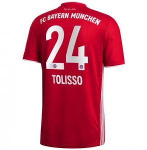 2020-21 Bayern Munich Home Soccer Jersey Shirt Tolisso 24