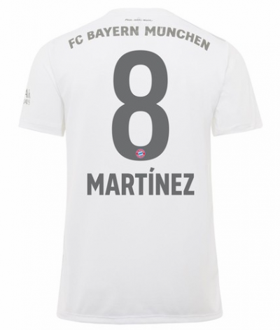 2019-20 Bayern Munich Away Soccer Jersey Shirt Martínez 8