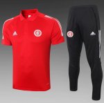 2020-21 SPORT CLUB INTERNACIONAL Red Polo Kits Shirt + Pants