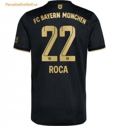 2021-22 FC Bayern Munchen Away Soccer Jersey Shirt with Roca 22 printing