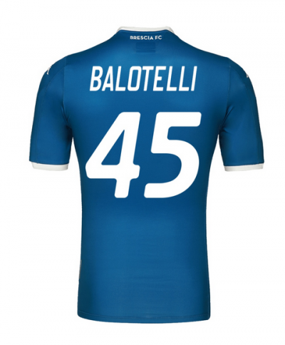 2019-20 Brescia Calcio Home Soccer Jersey Shirt BALOTELLI #45