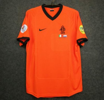 2000 Netherlands Retro Home Soccer Jersey Shirt