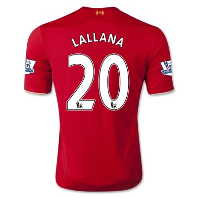 2015-16 Liverpool LALLANA #20 Home Soccer Jersey