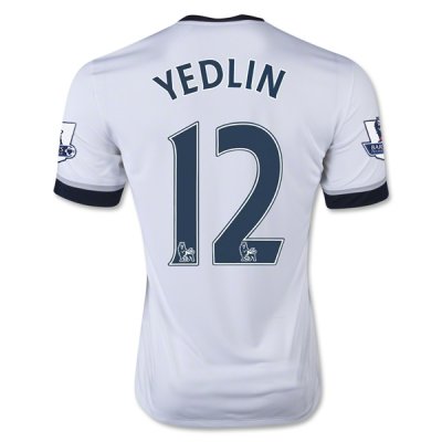 2015-16 Tottenham Hotspur YEDLIN #12 Home Soccer Jersey