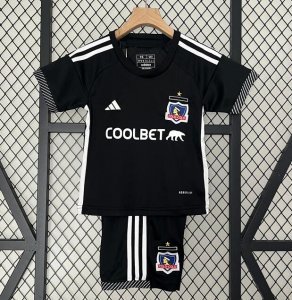 2024-25 COLO-COLO Kids Away Soccer Kits Shirt With Shorts