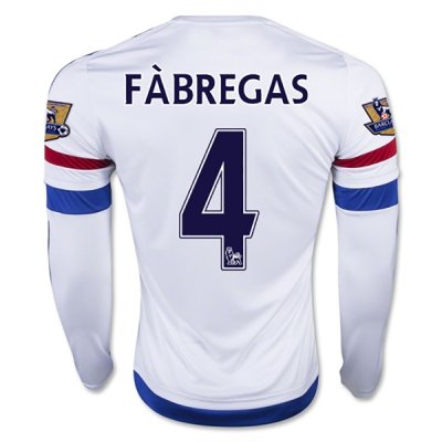2015-16 Chelsea FABREGAS #4 LS Away Soccer Jersey