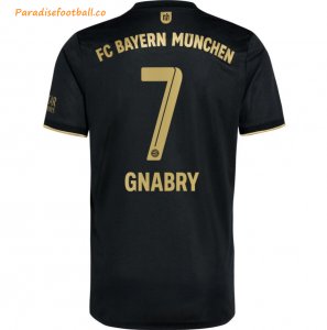 2021-22 FC Bayern Munchen Away Soccer Jersey Shirt with Gnabry 7 printing