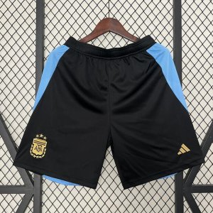 2024 Copa America Argentina Black Soccer Shorts
