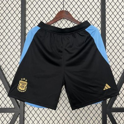 2024 Copa America Argentina Black Soccer Shorts