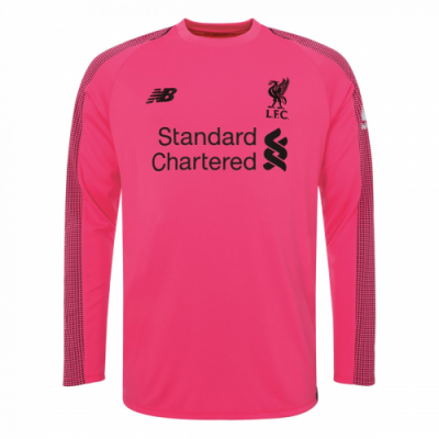 2018-19 Liverpool Pink LS Goalkeeper Soccer Jersey Shirt
