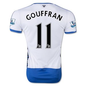 2015-16 Newcastle United GOUFFRAN 11 Home Soccer Jersey