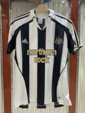 2005-06 Newcastle United Retro Home Soccer Jersey Shirt