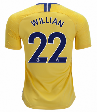 2018-19 Chelsea Away Soccer Jersey Shirt Willian #22