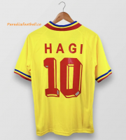 1994 Romania Retro Home Soccer Jersey Shirt HAGI #10