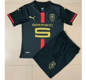 2020-21 Stade Rennais Kids 120th Anniversary Soccer Kits Shirt with Shorts