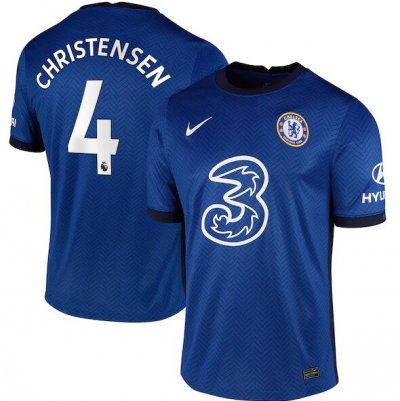 2020-21 Chelsea Home Blue Soccer Jersey Shirt Christensen #4