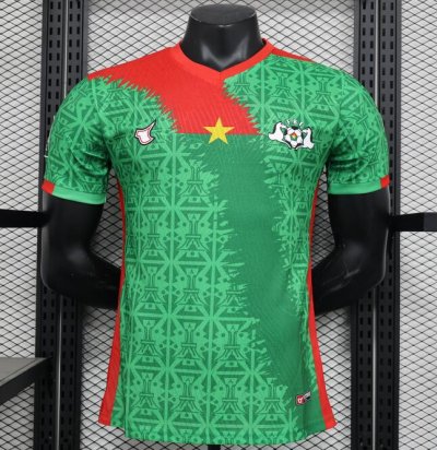 2023-24 Burkina Faso Home Soccer Jersey Shirt Player Version