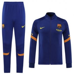 2020-21 Barcelona Blue Training Jacket Suit with pants