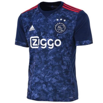 2017-18 Ajax Away Blue Soccer Jersey Shirt