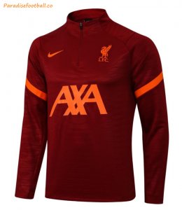2021-22 Liverpool Red Training Sweatshirt