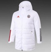 2020-21 Ajax White Cotton Warn Coat