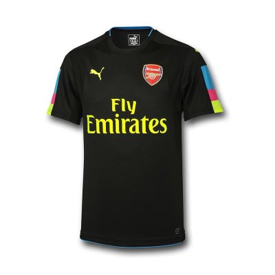 2016-17 Arsenal Black Goalkeeper Soccer Jersey