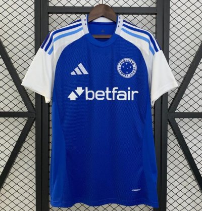 2025-26 Cruzeiro Home Soccer Jersey Shirt