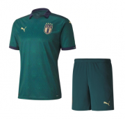 Kids Italy 2020 EURO Third Away Soccer Shirt With Shorts