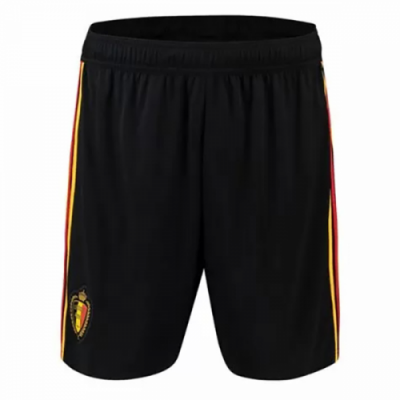 2018 World Cup Belgium Away Black Soccer Shorts