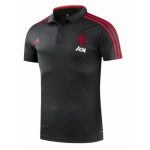 2018-19 Manchester United Black Polo Shirt