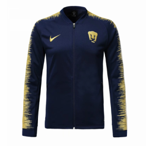 18-19 UNAM Navy&Yellow V-Neck Training Jacket
