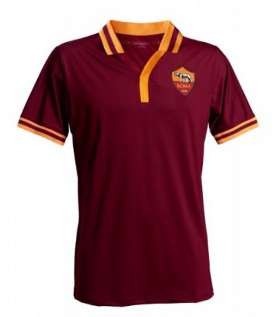 13-14 Roma Home Soccer Jersey No sponsor Logo Shirt