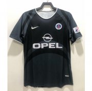 2001-02 PSG Retro Third Away Black Soccer Jersey Shirt