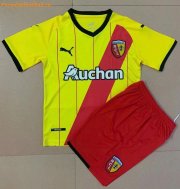 Kids RC Lens 2021-22 Home Soccer Kits Shirt with Shorts