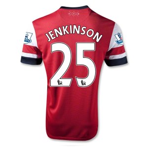13/14 Arsenal #25 Jenkinson Home Red Soccer Jersey Shirt 13/14 Arsenal #25 Jenkinson Home Red Soccer Jersey Shirt