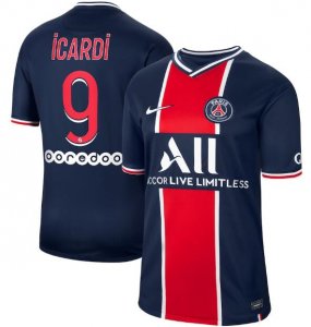 2020-21 PSG Home Soccer Jersey Shirt Icardi 9