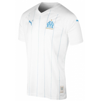 2019-20 Olympique Marseille Home Soccer Jersey Shirt