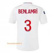 2021-22 Olympique Lyonnais Home Soccer Jersey Shirt with BENLAMRI 3 printing