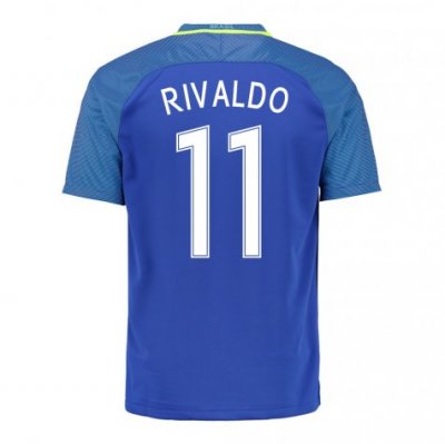 2016 Brazil Rivaldo 11 Away Soccer Jersey
