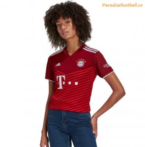 2021-22 Bayern Munich Women Home Soccer Jersey Shirt