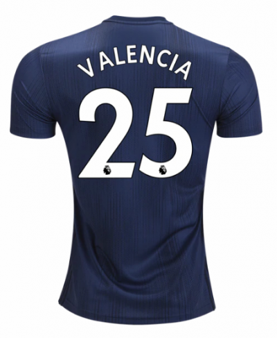 2018-19 Manchester United Third Soccer Jersey Shirt Antonio Valencia #25