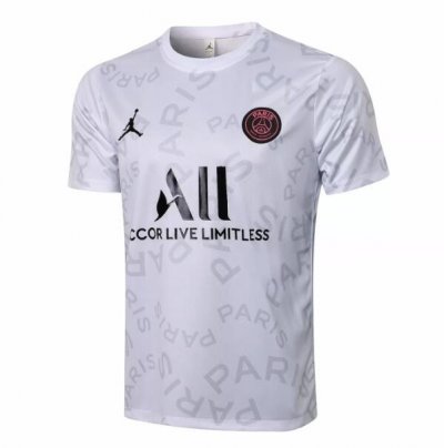 2021-22 PSG x Jordan White Training Shirt